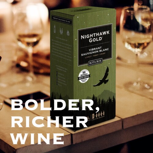 Nighthawk Gold by Bota Box Vibrant Sauvignon Blanc White Wine Perspective: bottom