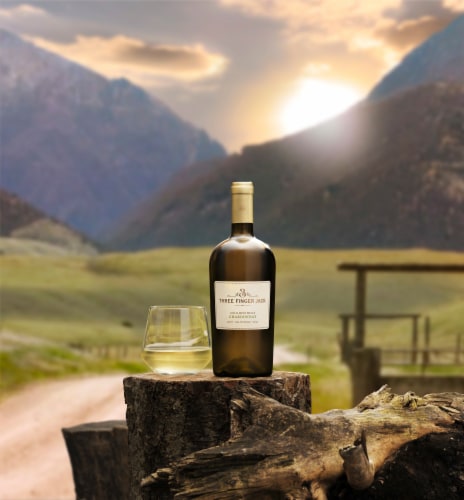 Three Finger Jack Gold Mine Hills Chardonnay California White Wine Perspective: bottom