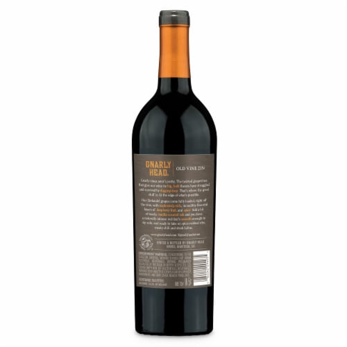 Gnarly Head Lodi California Old Vine Zinfandel Red Wine Perspective: bottom