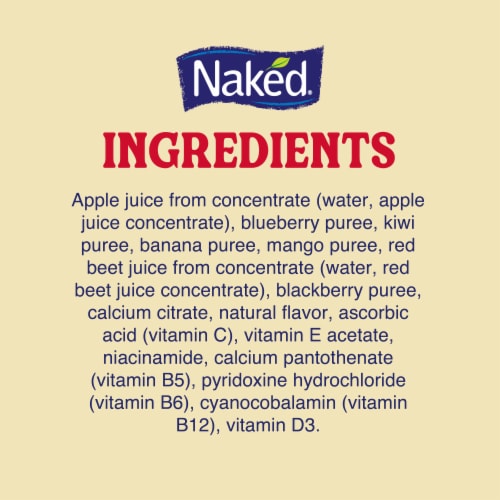 Naked Juice Rainbow Machine Flavored 100% Juice Smoothie Blend Perspective: bottom