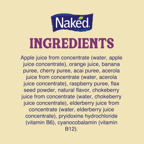 Naked Juice Superfood Machine Flavored 100% Juice Smoothie Blend Perspective: bottom