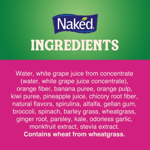 Naked Juice Lower Sugar Glorious Greens Flavored Smoothie Blend Perspective: bottom