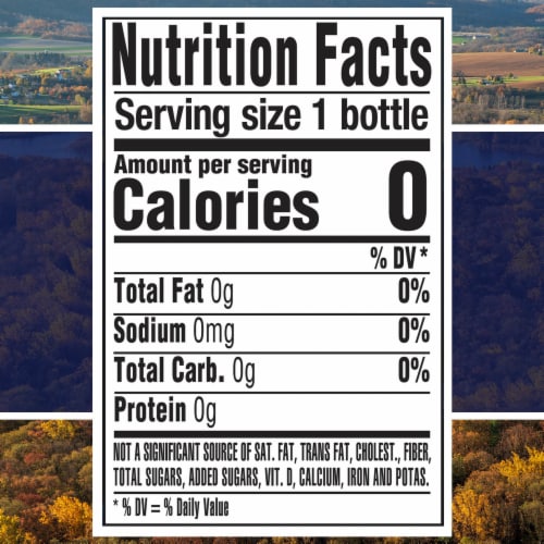 Poland Spring Deer Park 100% Natural Spring Water Bottle Perspective: bottom