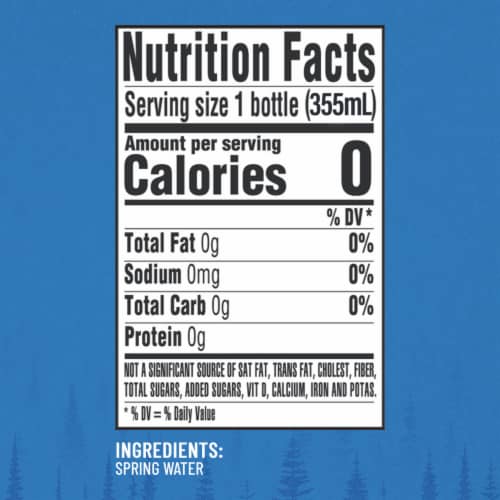 Deer Park 100% Natural Spring Bottled Water Perspective: bottom