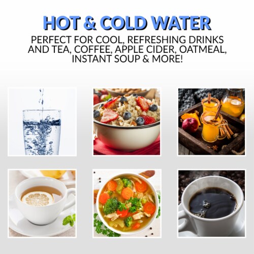 Igloo Hot & Cold Water Top Loading Water Dispenser - Black Perspective: bottom