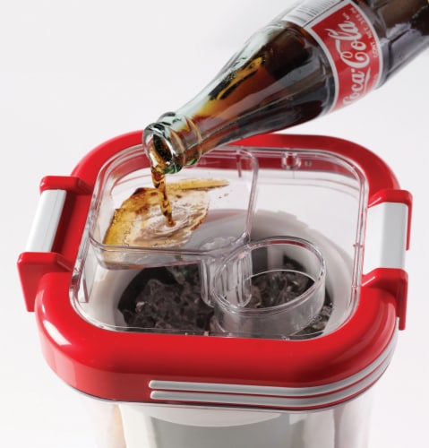 Nostalgia Coca-Cola Retro Slush Drink Maker Perspective: bottom