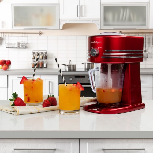 Nostalgia Retro Frozen Beverage Station - Retro Red Perspective: bottom