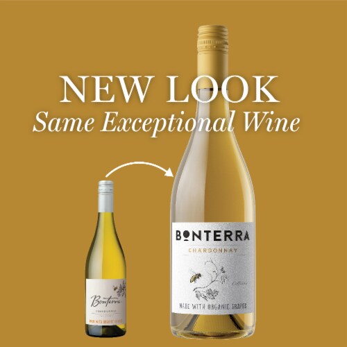Bonterra® Made With Organic Grapes Chardonnay California White Wine Perspective: bottom