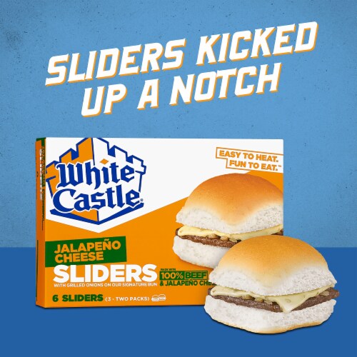 White Castle Jalapeno Cheese Sliders Perspective: bottom