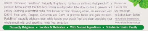 Nature's Answer Perio Brite® Cool Mint Toothpaste Perspective: bottom
