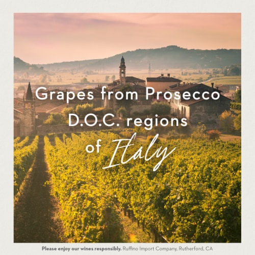 Ruffino Italian Prosecco Rosé Sparkling Wine Perspective: bottom