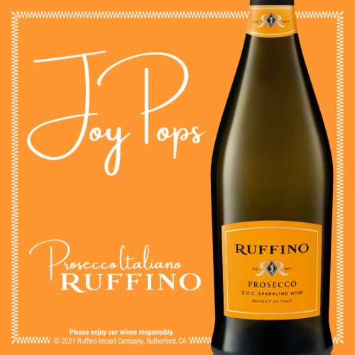 Ruffino Italian Prosecco DOC White Sparkling Wine Perspective: bottom