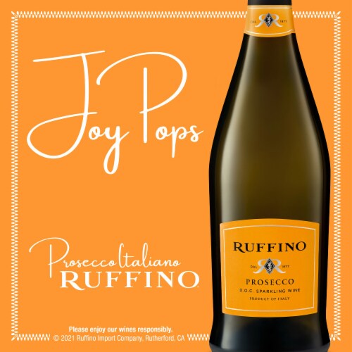Ruffino Italian Prosecco DOC White Sparkling Wine Perspective: bottom