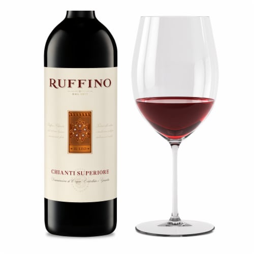Ruffino Italian Il Leo Chianti Superiore DOCG Sangiovese Red Blend Red Wine Perspective: bottom