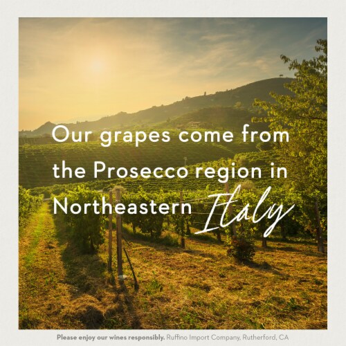 Ruffino Italian Prosecco DOC White Sparkling Wine Perspective: bottom