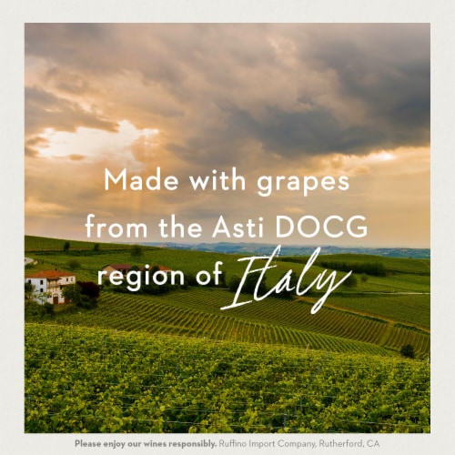 Ruffino Italian Moscato d’Asti DOCG Italian Sparkling White Wine Perspective: bottom
