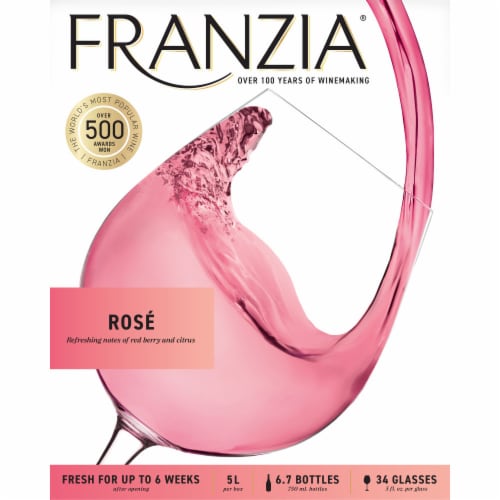 Franzia Vintner Select Blend Rose Wine Box Perspective: bottom
