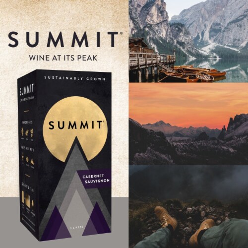 Summit Cabernet Sauvignon California Red Wine Box Perspective: bottom