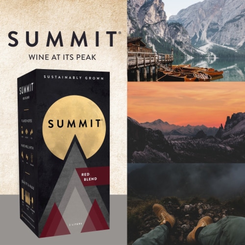 Summit Red Blend California Wine Box Perspective: bottom