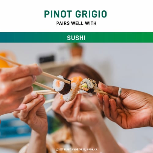 Franzia Pinot Grigio/Colombard Vintner Select Blend White Wine Box Perspective: bottom