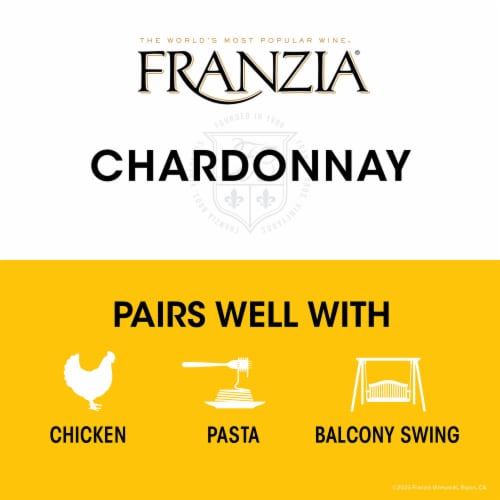 Franzia Vintner Select Chardonnay White Wine Box Perspective: bottom