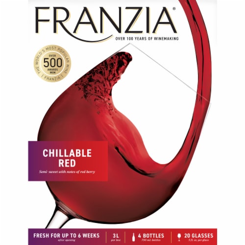 Franzia Chillable Red Blend Wine Box Perspective: bottom