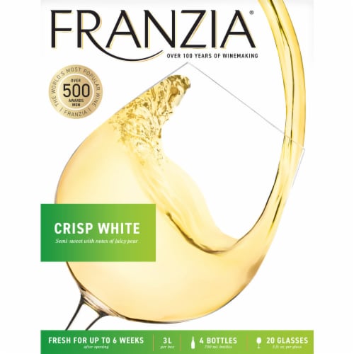 Franzia Crisp White Blend Wine Box Perspective: bottom