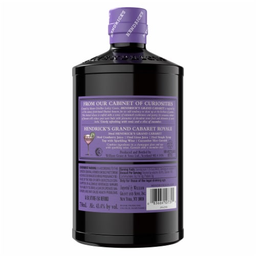 Hendrick's Grand Cabaret Gin Perspective: bottom