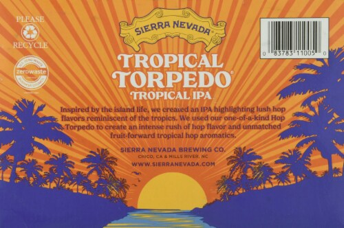 Sierra Nevada® Tropical Torpedo® Tropical IPA Perspective: bottom