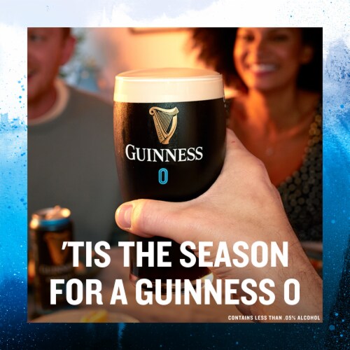 Guinness Draught 0 Non Alcoholic Stout Beer Perspective: bottom