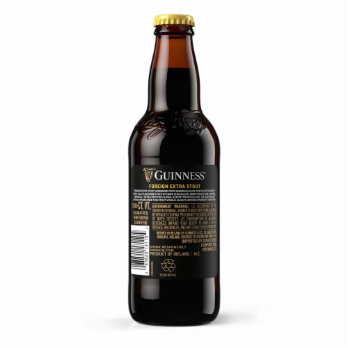 Guinness Foreign Extra Stout Beer Perspective: bottom