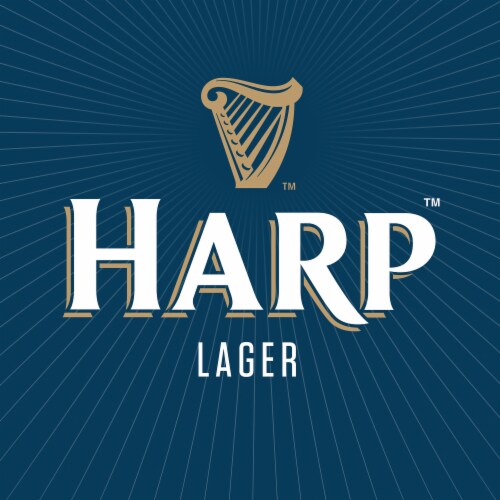Harp Lager Beer Perspective: bottom