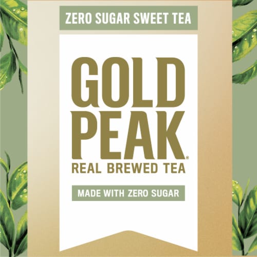 Gold Peak Diet Iced Tea No Sugar Added Zero Calorie Drink Perspective: bottom