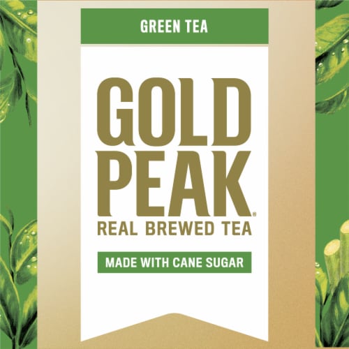 Gold Peak Sweetened Green Iced Tea Drink Perspective: bottom