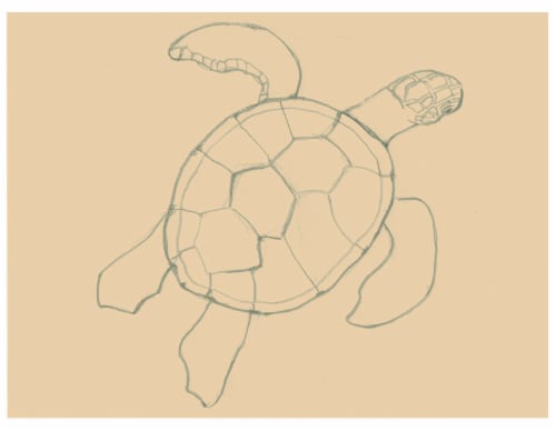 UCreate® Manila Drawing Paper Standard Weight Perspective: bottom