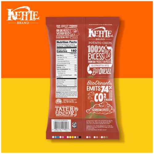 Kettle Brand Potato Chips Backyard Barbeque Kettle Chips Perspective: bottom