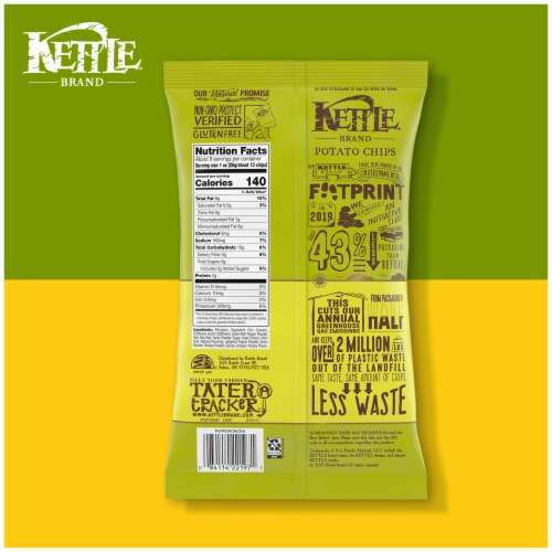 Kettle Brand® Pepperoncini Potato Chips Perspective: bottom
