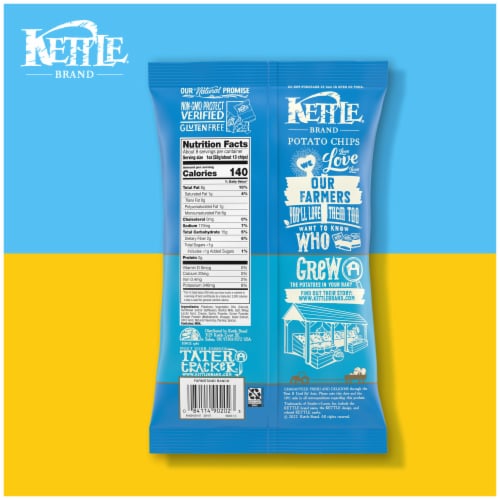 Kettle Brand® Farmstand Ranch Kettle Potato Chips Perspective: bottom