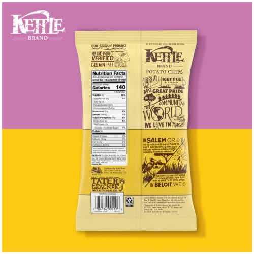 Kettle Brand® Parmesan Garlic Kettle Potato Chips Perspective: bottom