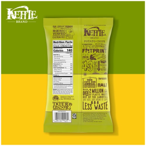 Kettle Brand Potato Chips Pepperoncini Kettle Chips Perspective: bottom