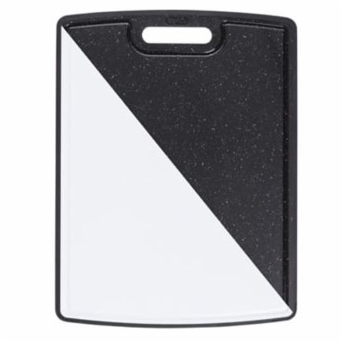 Dexas® POLYDUO™ Reversible Cutting Board - Midnight Granite/White Perspective: bottom