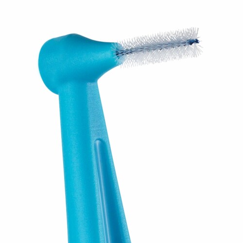 TEPE Interdental Brush Angle Cleaners - Dental Brushes Between Teeth 6 Pk, Blue .6mm Perspective: bottom