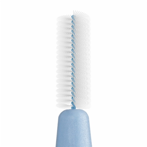 TEPE Interdental Brush Extra Soft Cleaners - Dental Brushes Between Teeth 8 Pk, Blue .6mm Perspective: bottom