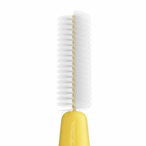 TEPE Interdental Brush Extra Soft Cleaners - Dental Brushes Between Teeth 25 Pk, Yellow .7mm Perspective: bottom