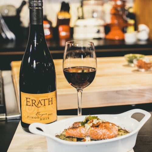 Erath Pinot Noir Oregon Red Wine Perspective: bottom