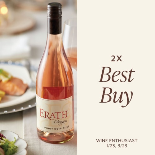 Erath Pinot Noir Rosé Oregon Rosé Wine Perspective: bottom