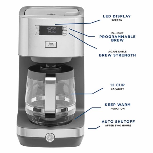 G7CDAASSPSS by GE Appliances - GE Drip Coffee Maker with Glass