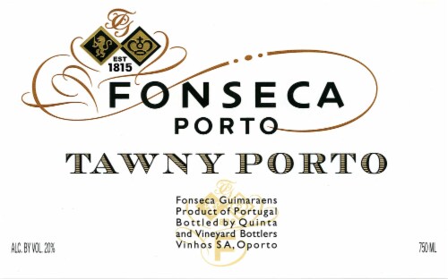 Fonseca Tawny Porto Portuguese Dessert Wine Perspective: bottom