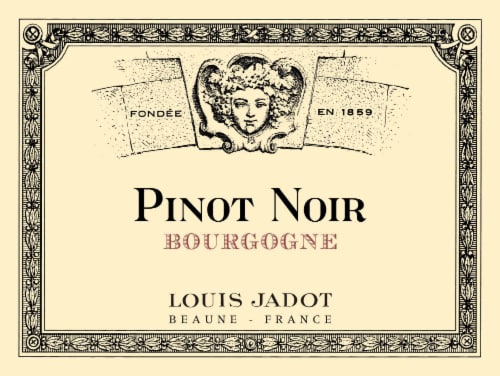 Louis Jadot Pinot Noir Bourgogne French Red Wine Perspective: bottom