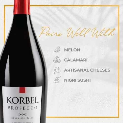 Korbel Prosecco Sparkling Wine Perspective: bottom